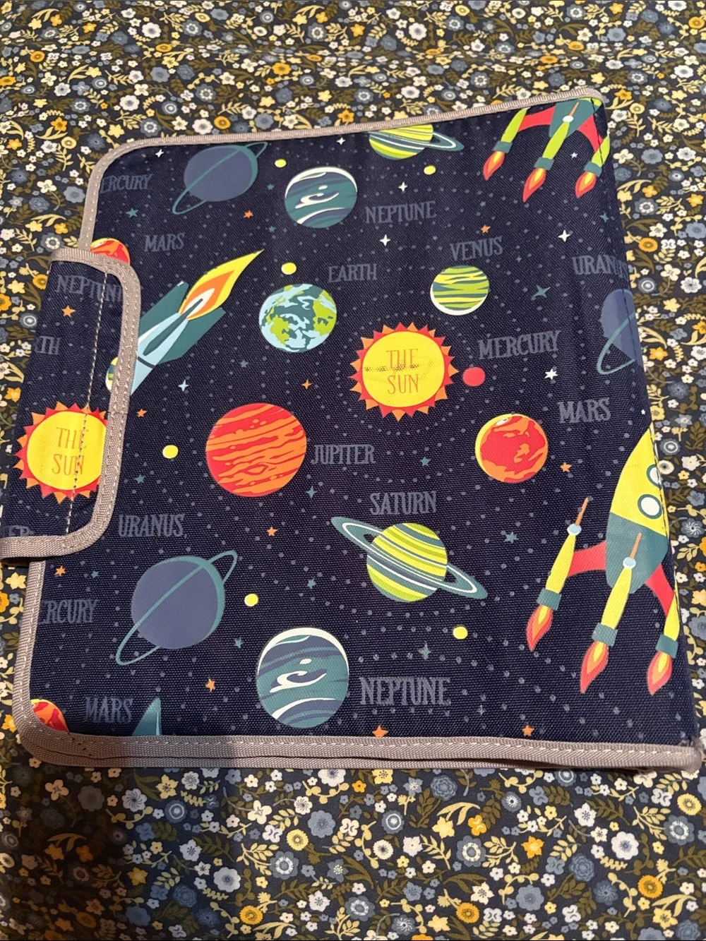 Pottery Barn Kids Space Planets Binder
